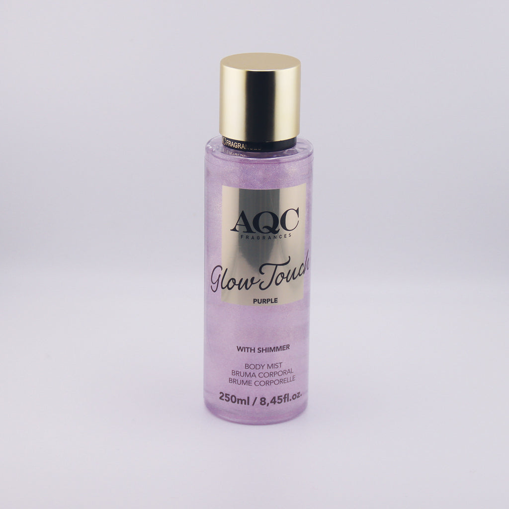 Eau de Parfum Donna Glow Touch Purple with Shimmer di AQC Fragrances.