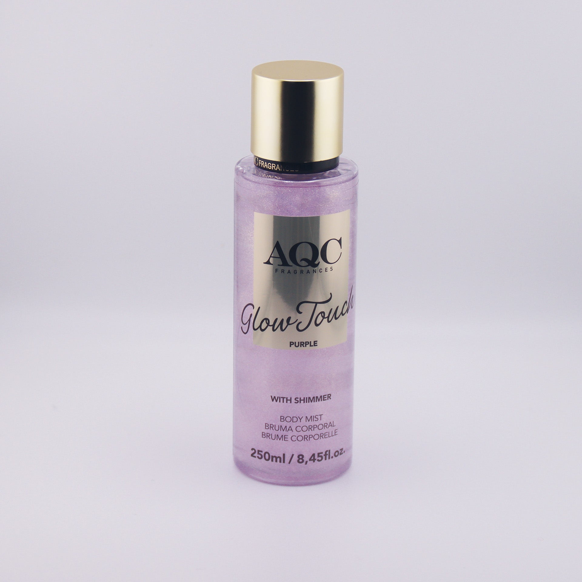 Eau de Parfum Donna Glow Touch Purple with Shimmer di AQC Fragrances.