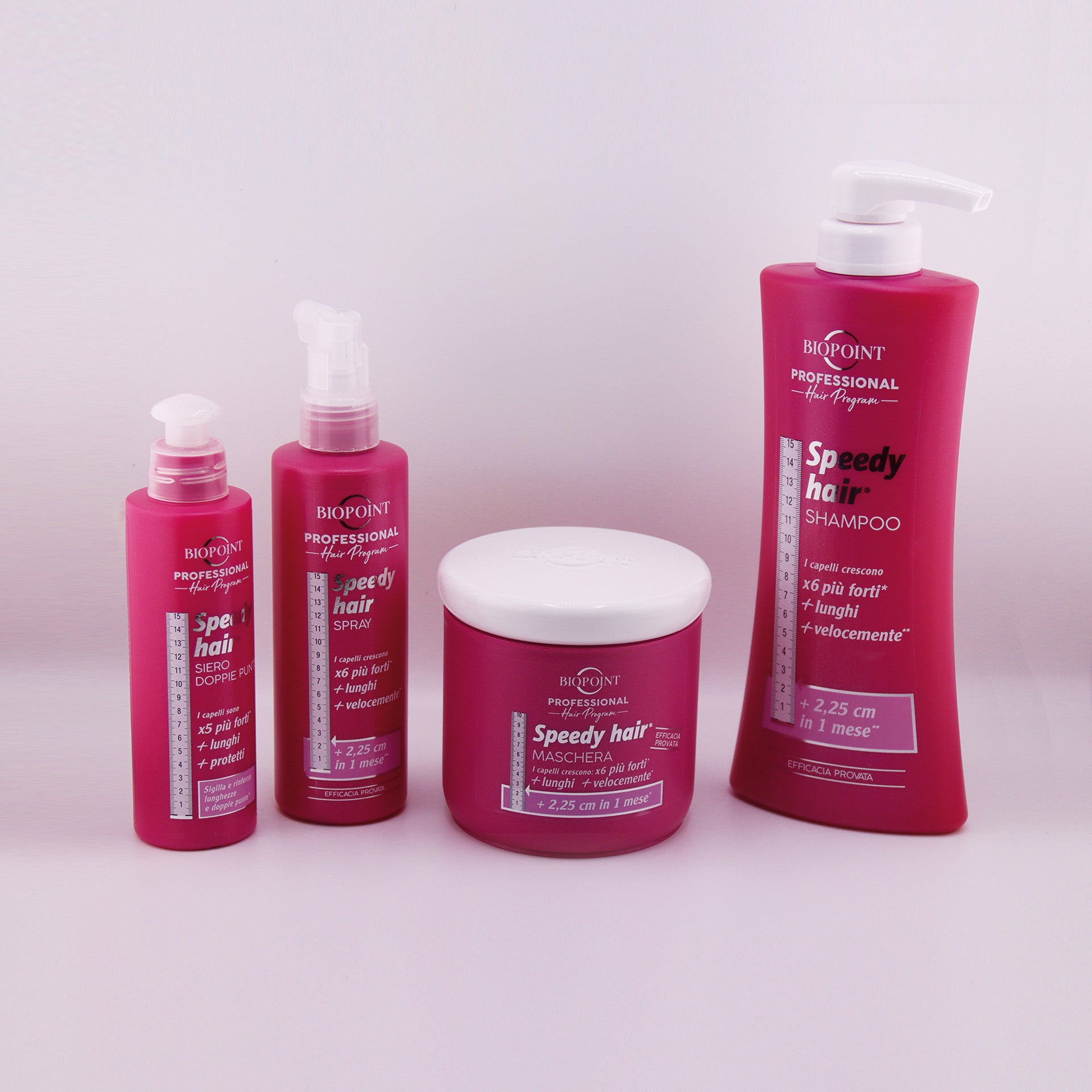 La linea Biopoint Speedy Hair