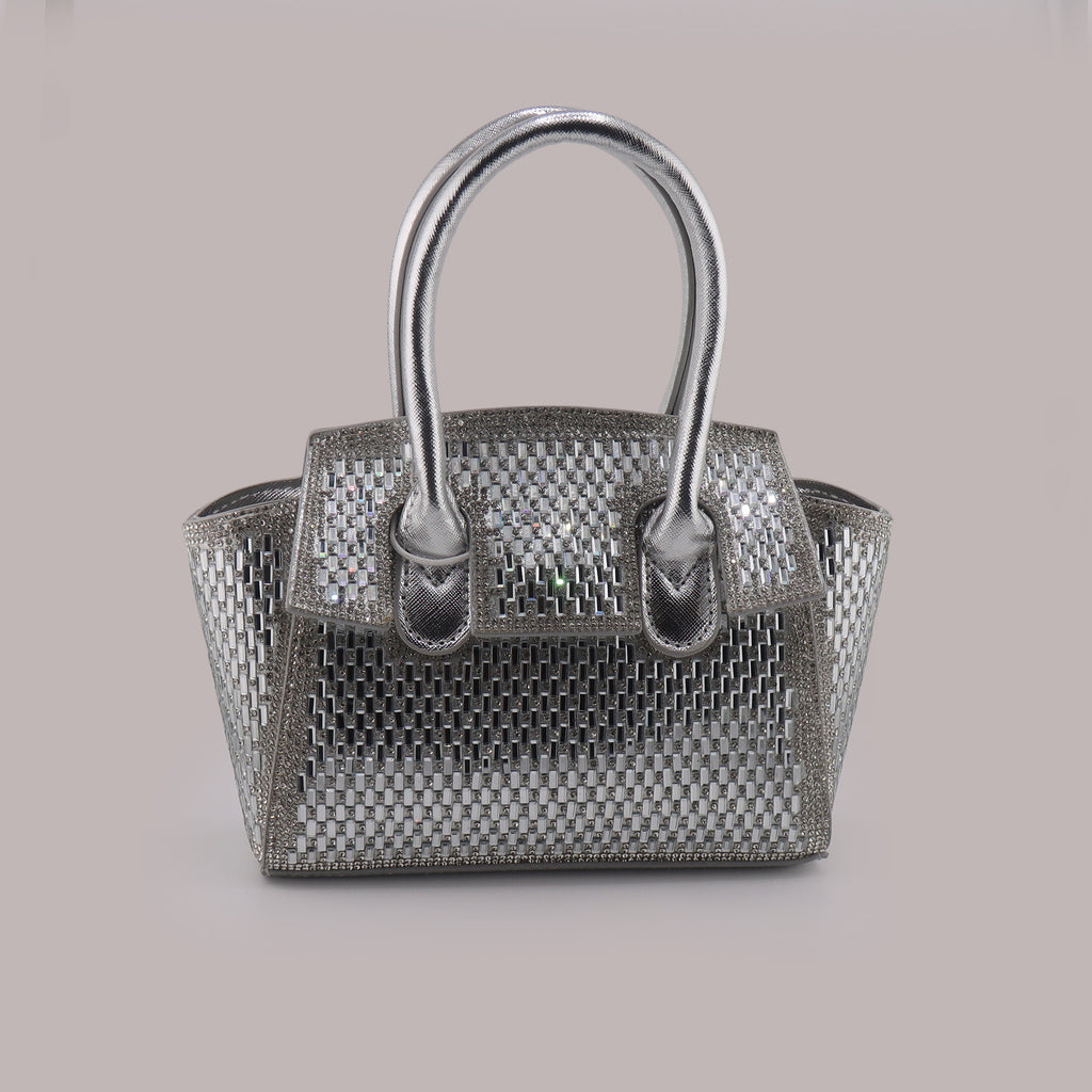 Borsa donna argentata