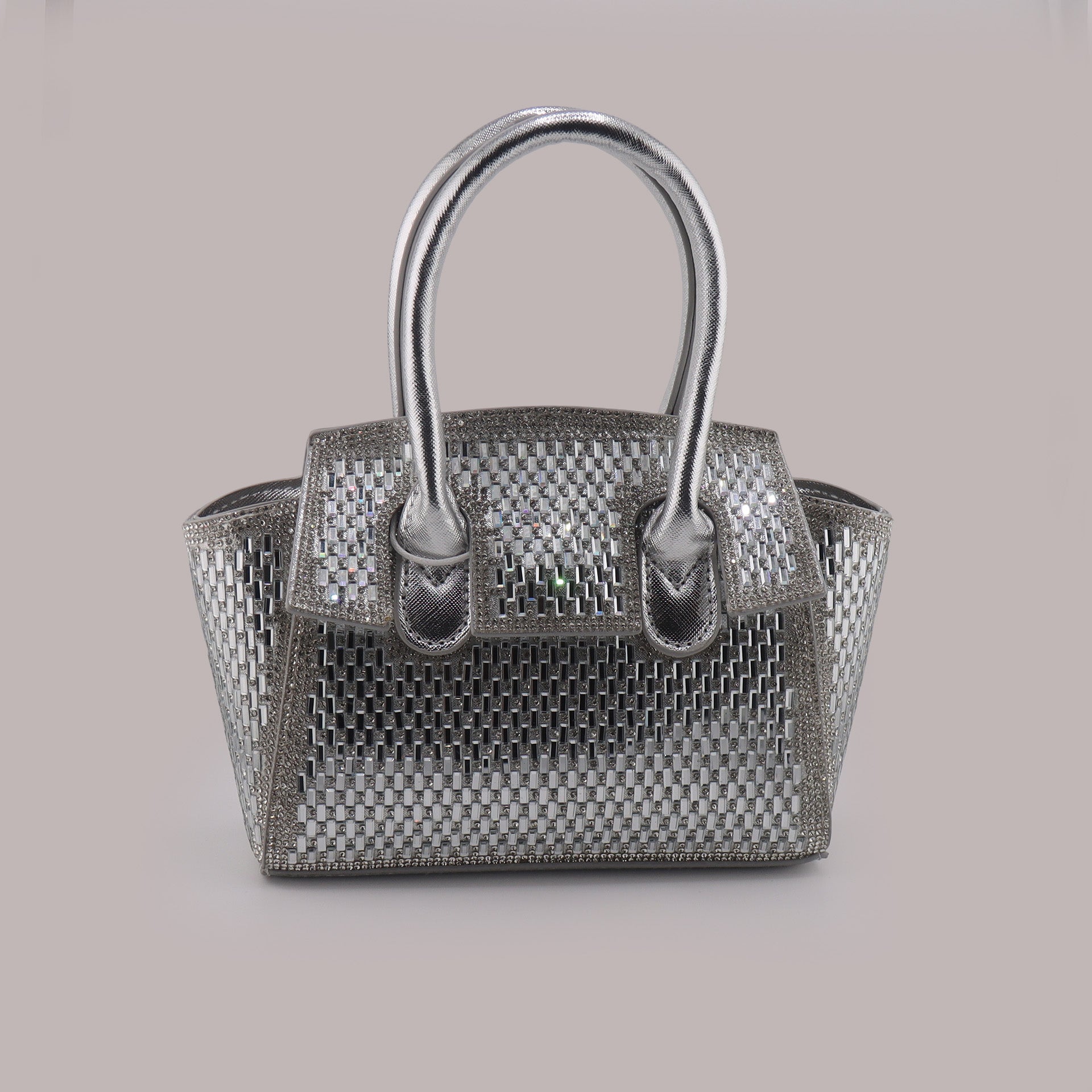 Borsa donna argentata