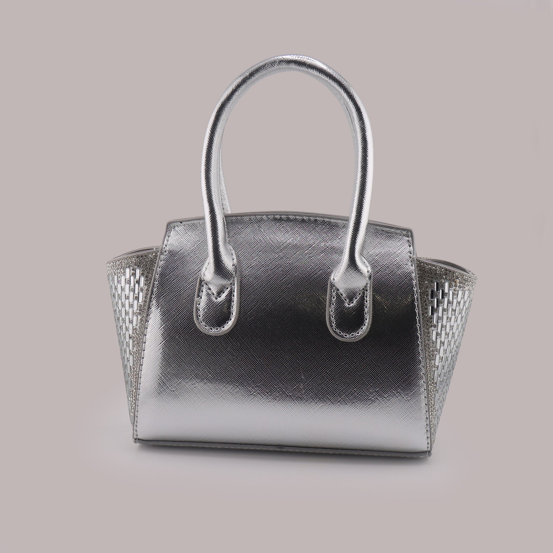 Borsa donna argentata
