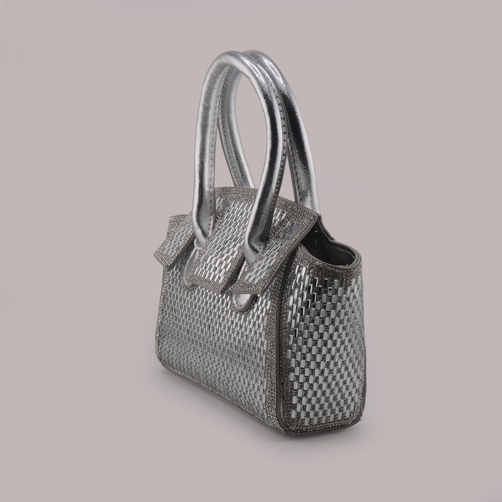 Borsa donna argentata