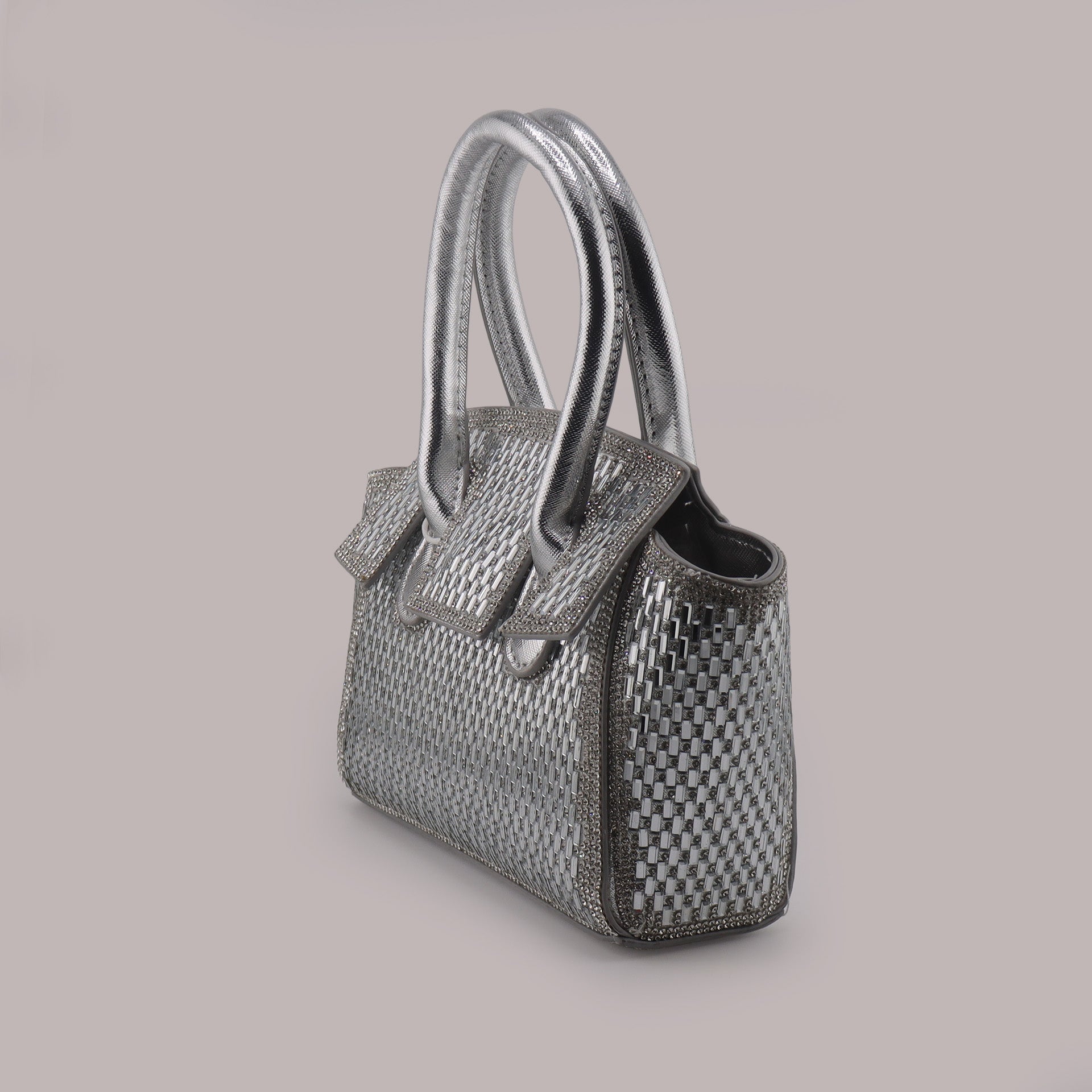 Borsa donna argentata