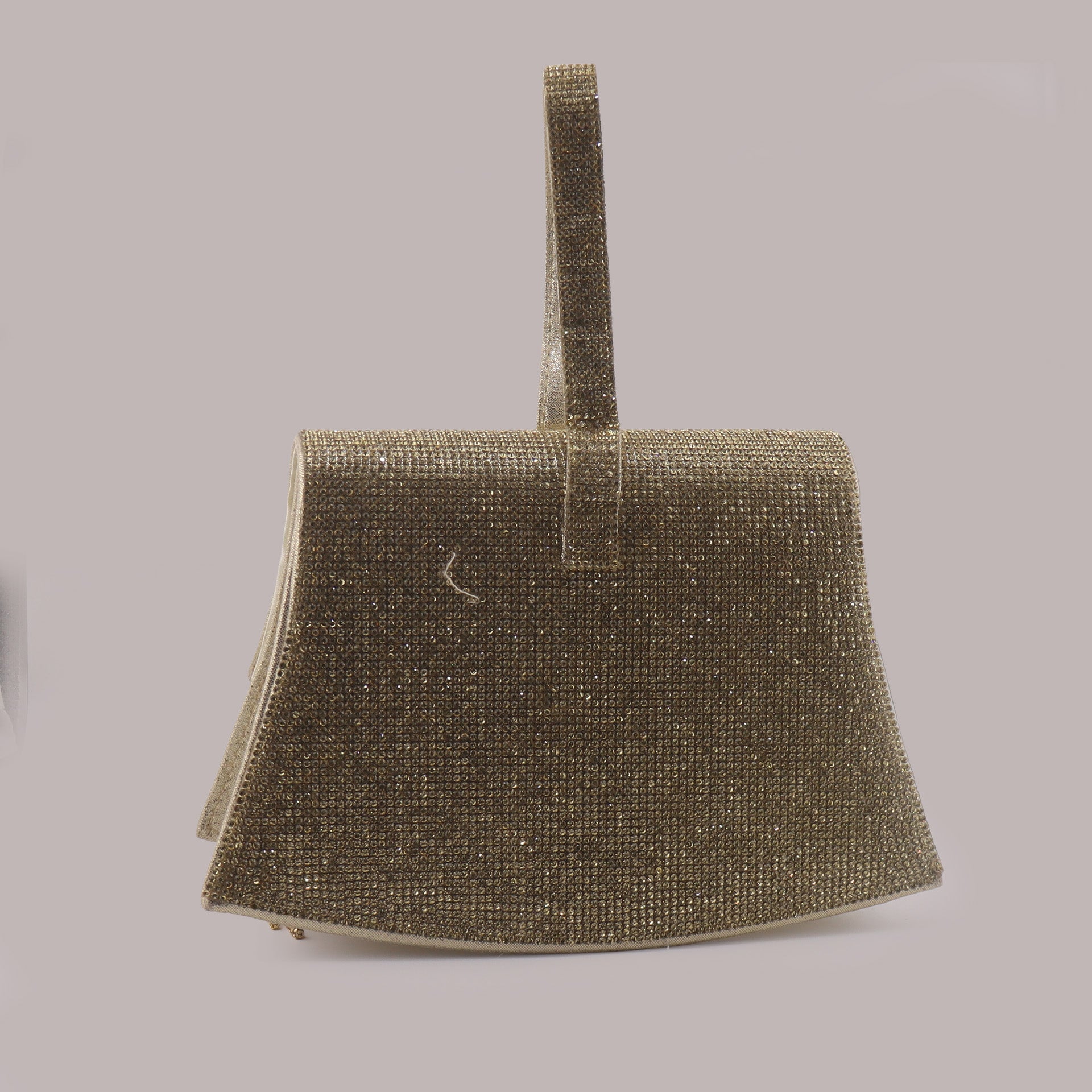 Borsa donna pochette da sera dorata
