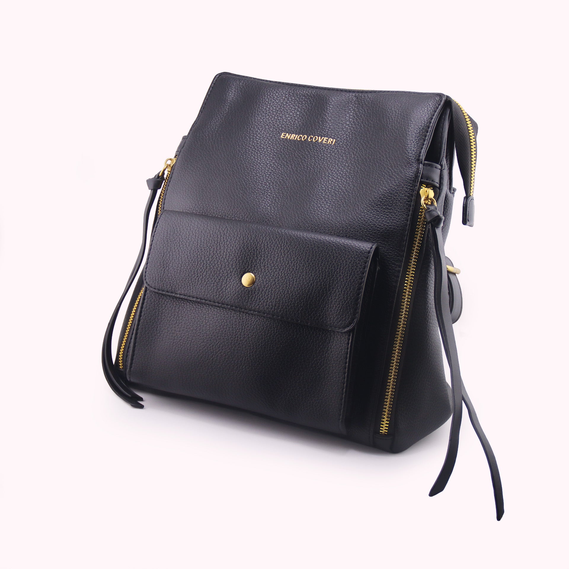 Zaino Enrico Coveri nero (similpelle)