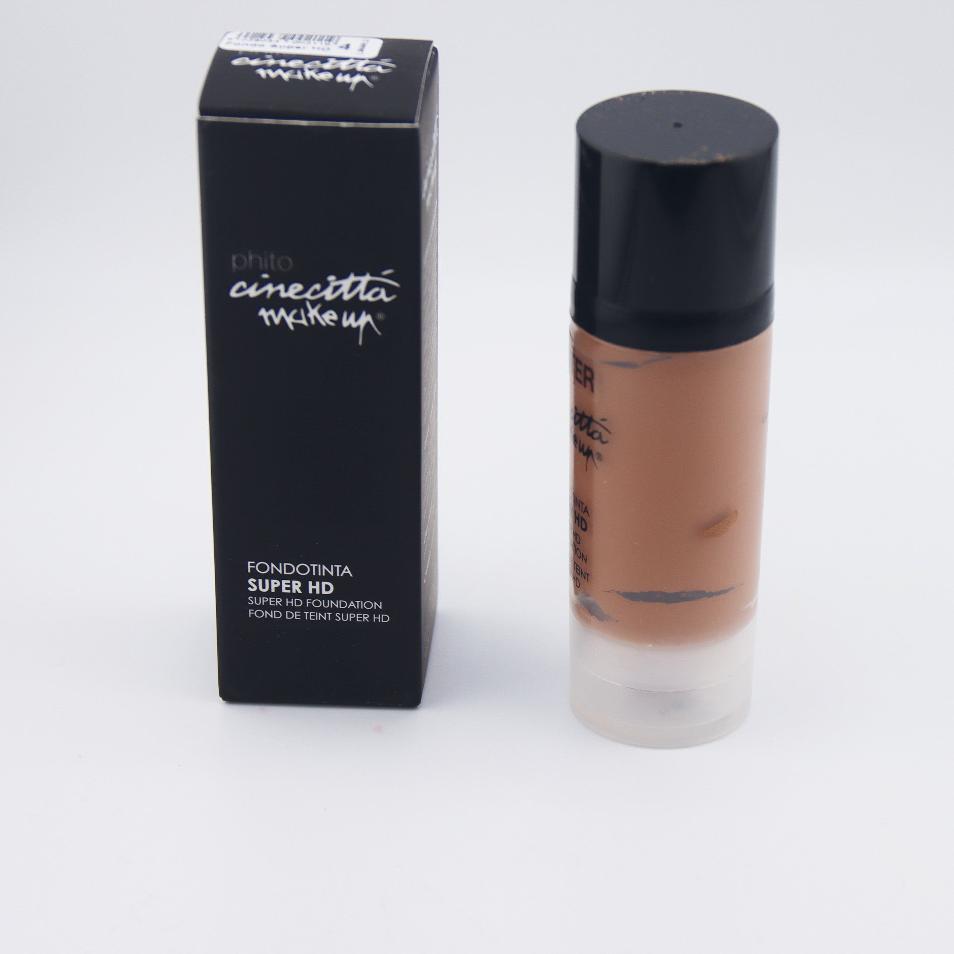 Fondotinta Fluido Super HD della linea Phito Cinecittà Make Up N°1