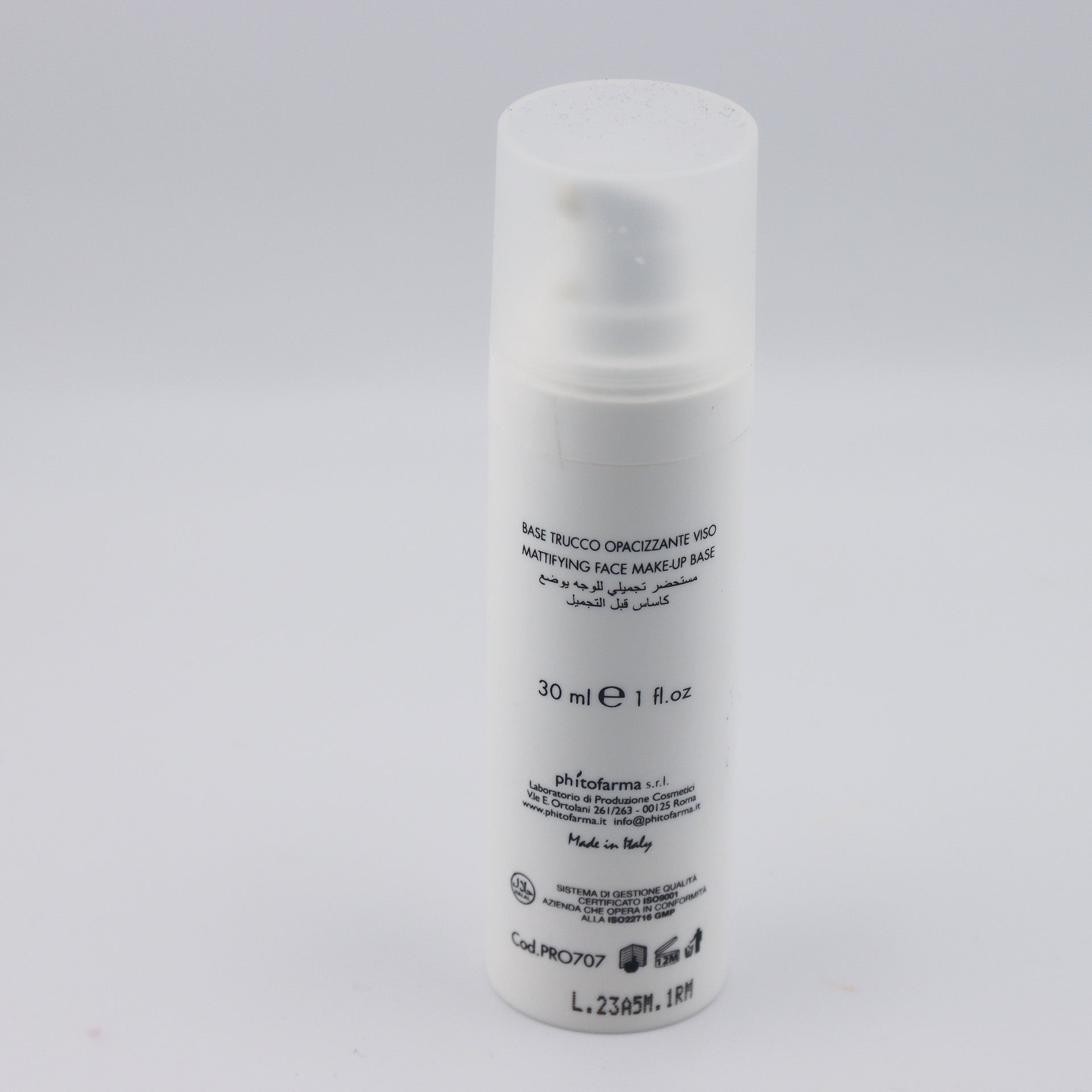 Primer Viso (Mattifying Face Make-Up Base) della linea Phitomake-up Professional (Cinecittà Make Up)