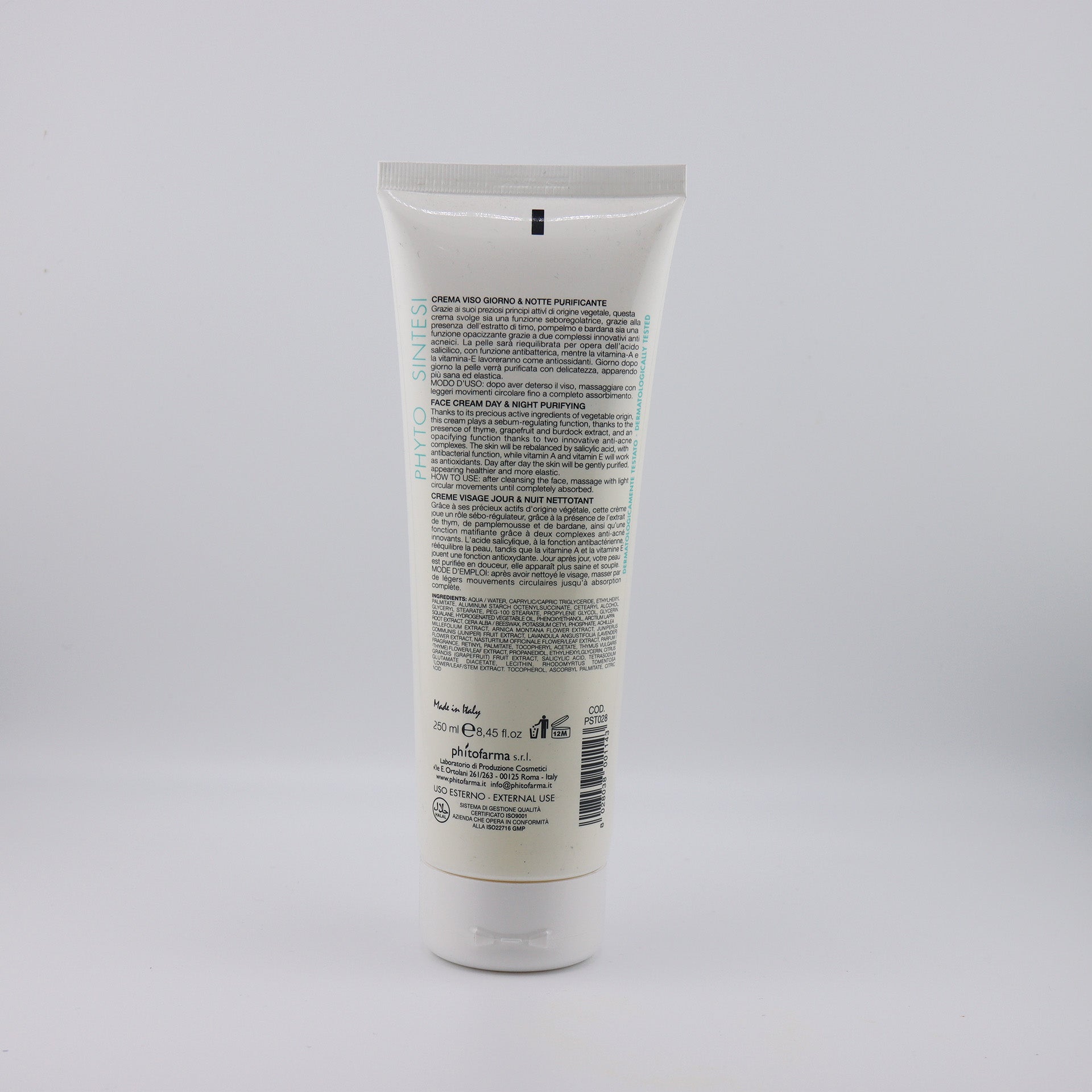 Crema Viso Giorno & Notte Purificante Acneis in tubetto