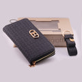 Set regalo modello "zip around" marrone collezione Laura Biagiotti