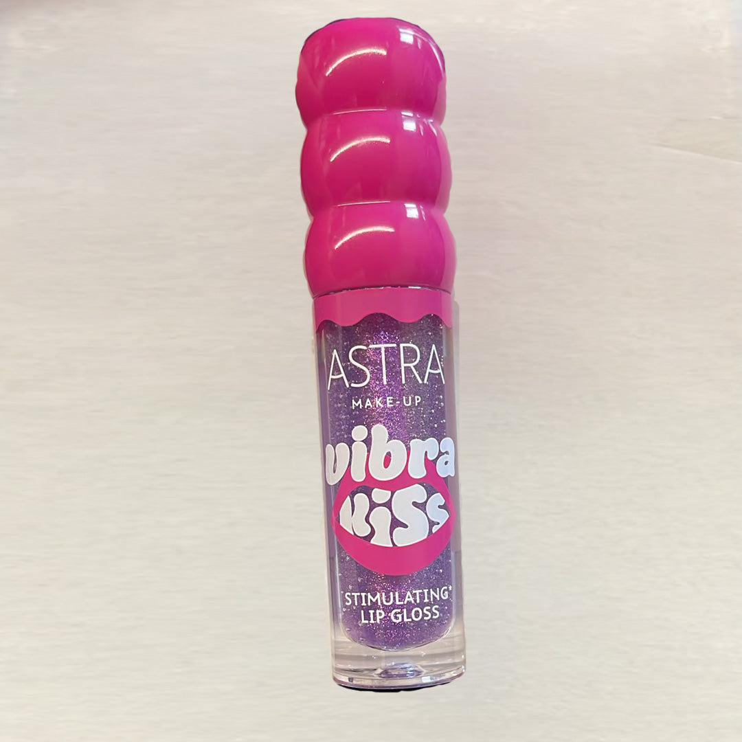 Vibrakiss Stimulating Lip Gloss di Astra Make-Up bianco