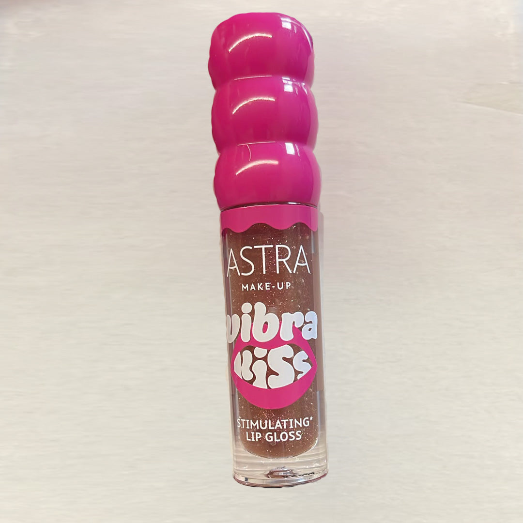 Vibrakiss Stimulating Lip Gloss di Astra Make-Up bianco