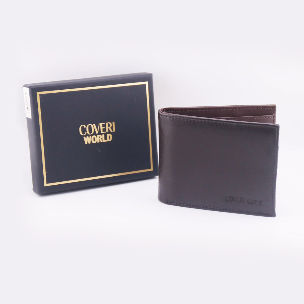 Portafoglio da uomo marrone Coveri World