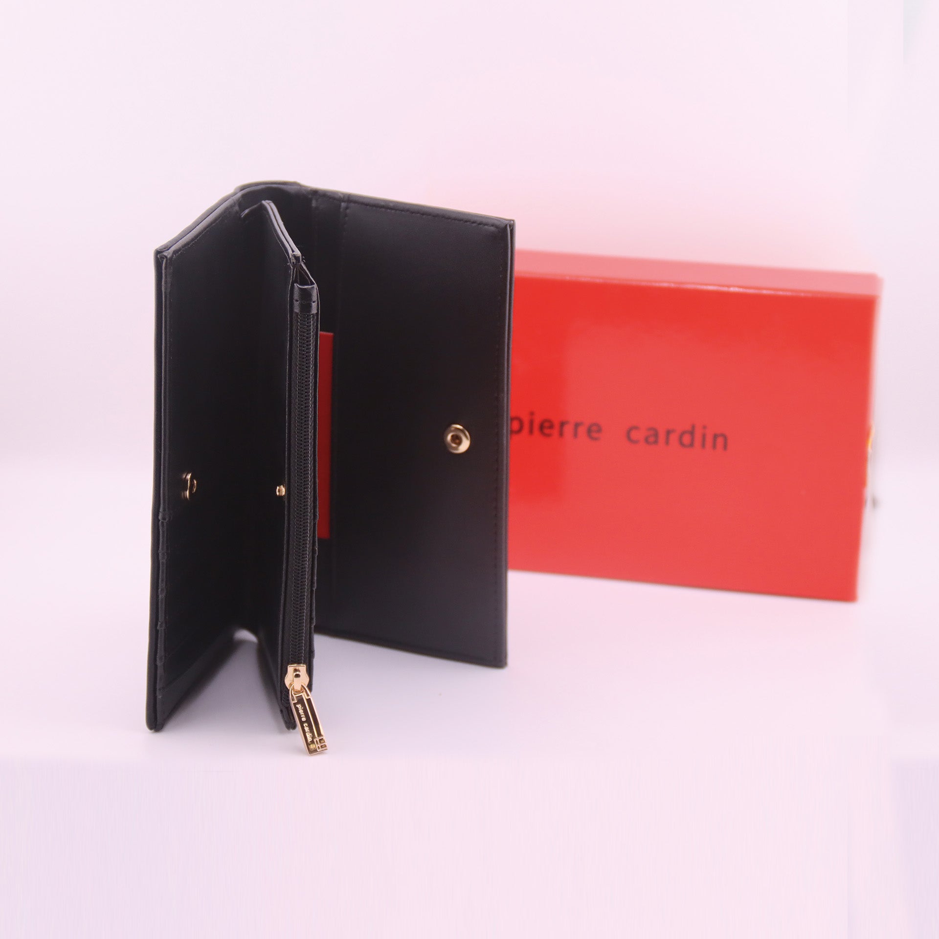Portafoglio da uomo bifold nero Pierre Cardin