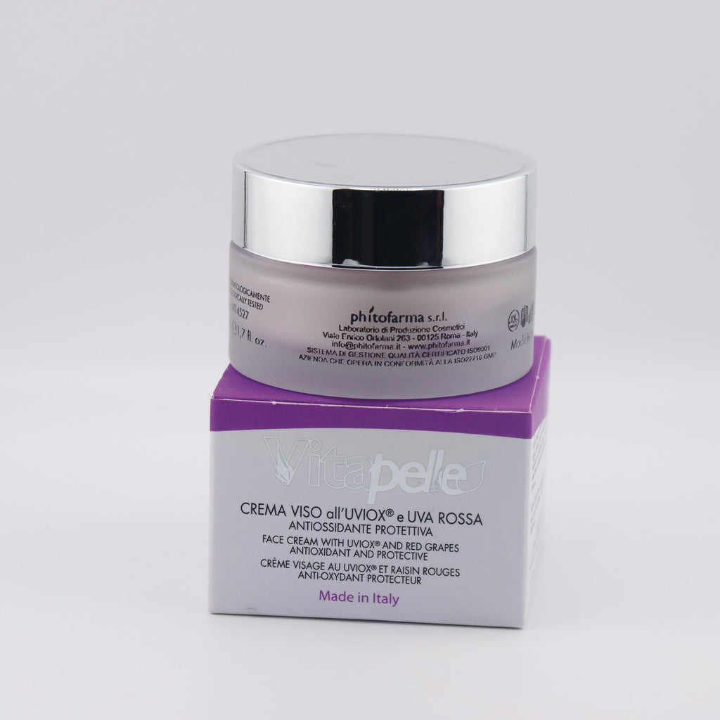 Crema Viso all'UVIOX® e Uva Rossa di Vitapelle