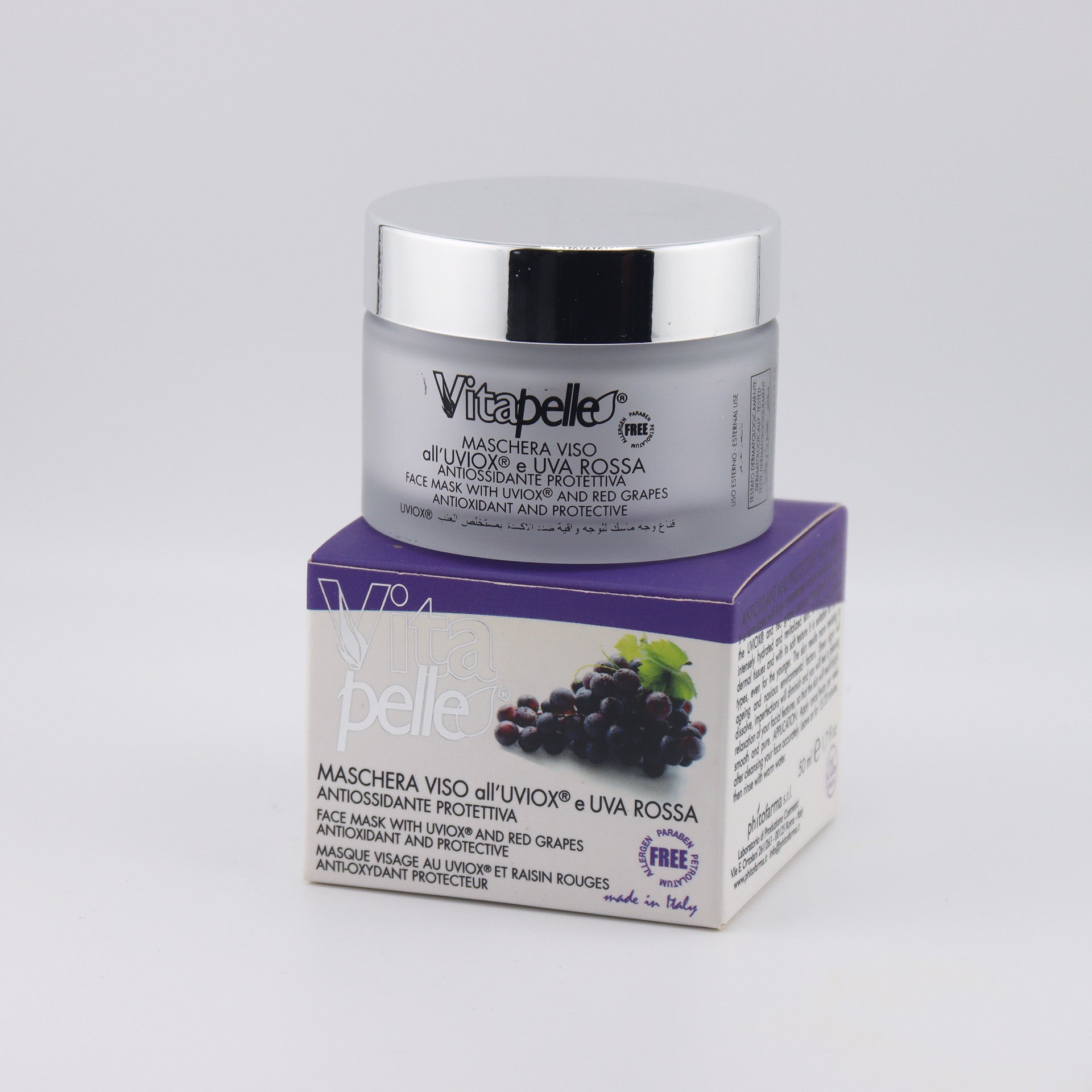 linea completa all'UVIOX® e Uva Rossa di Vitapelle
