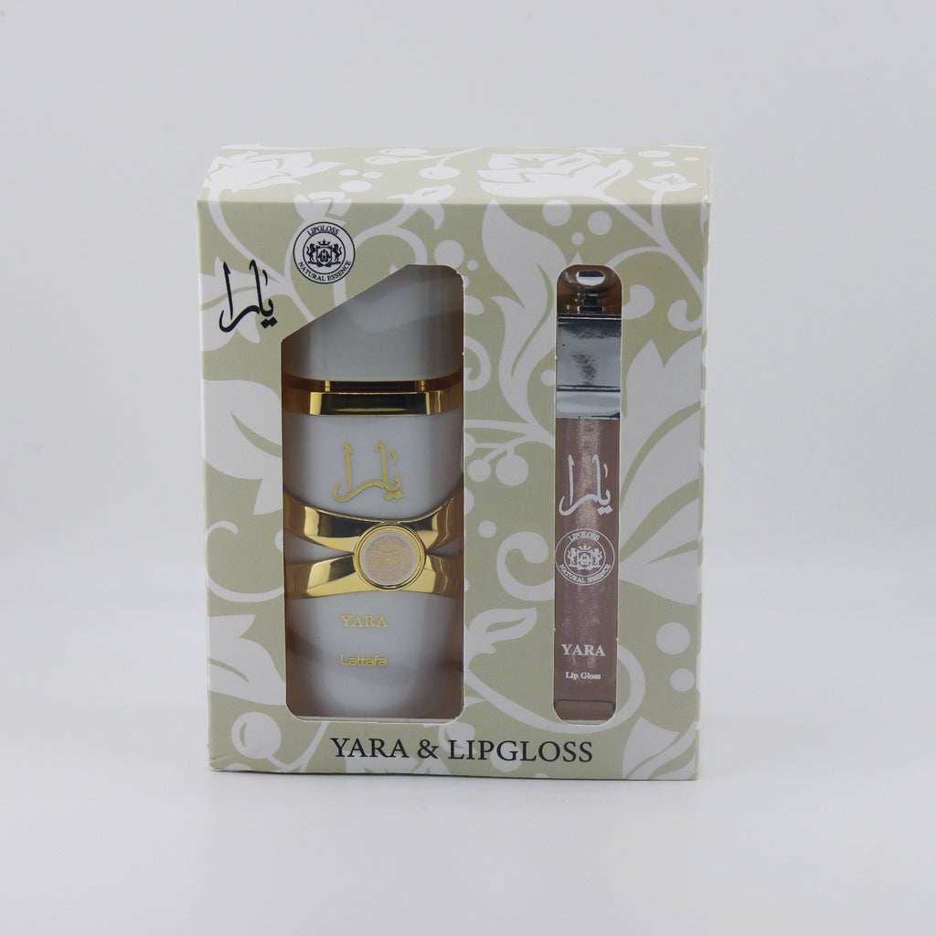 ll'Eau Eau de Parfum Yara Moi (bianca) di Lattafa Perfumes + lipgloss