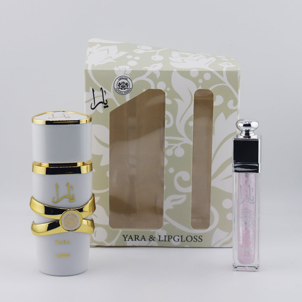 ll'Eau Eau de Parfum Yara Moi (bianca) di Lattafa Perfumes + lipgloss